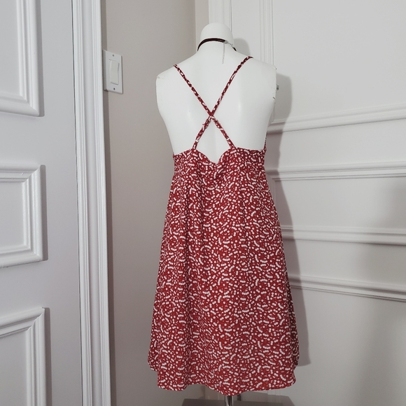 HARLOW "VIV" Red Cherry Print Slip Dress - Picture 2 of 12